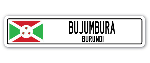BUJUMBURA, BURUNDI Street Sign