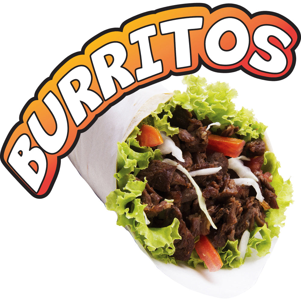 Burritos Die Cut Decal