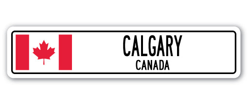 CALGARY, CANADA Street Sign