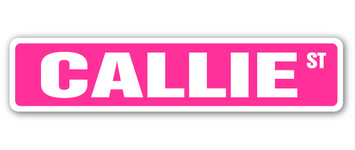 Callie Street Vinyl Decal Sticker