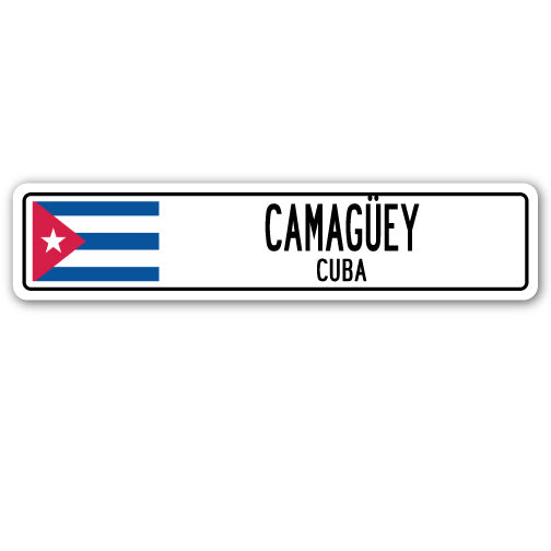 Camageey, Cuba Street Vinyl Decal Sticker