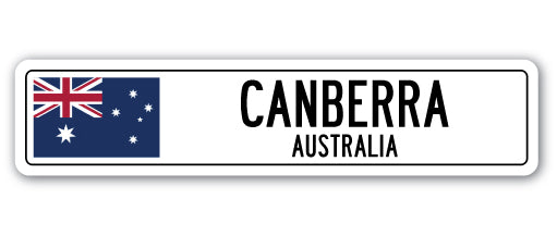 CANBERRA, AUSTRALIA Street Sign
