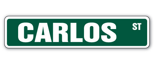 Carlos Street Vinyl Decal Sticker
