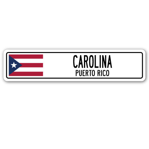 CAROLINA, PUERTO RICO Street Sign