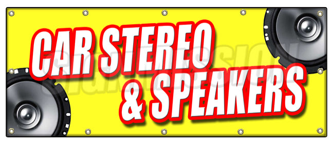 Car Stereo & Speakers Banner