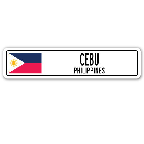 Cebu, Philippines Street Vinyl Decal Sticker