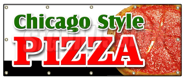 Chicago Style Pizza Banner