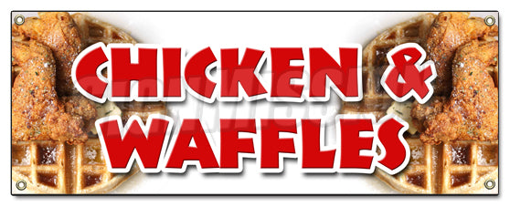 Chicken & Waffles Banner