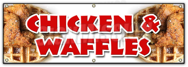 Chicken & Waffles Banner