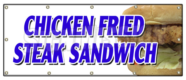 Chicken Fried Steak Sand Banner