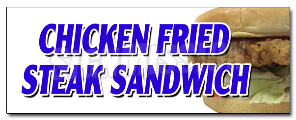 Chicken Fried Steak Sand Decal