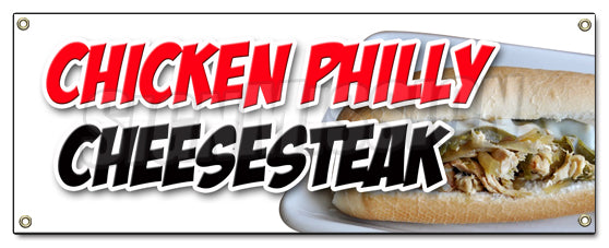 Chicken Philly Cheesestk Banner
