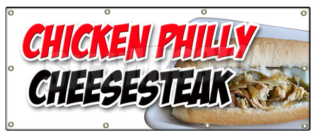 Chicken Philly Cheesestk Banner