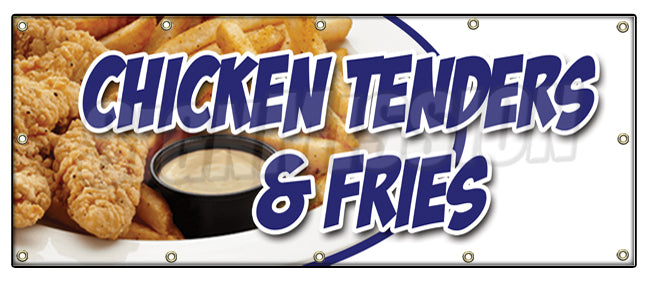 Chicken Tenders & Fries Banner
