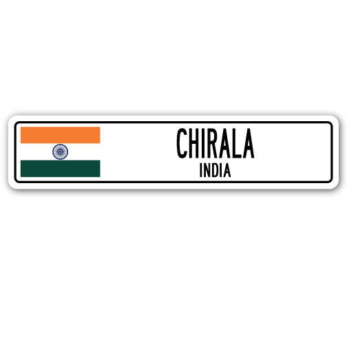 CHIRALA, INDIA Street Sign