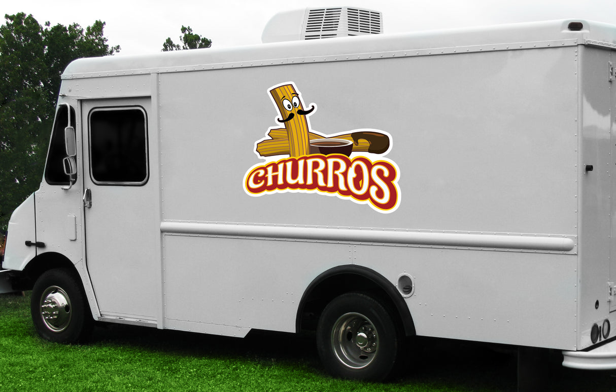 Churros Die Cut Decal