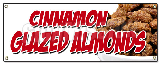 Cinnamon Glazed Almonds Banner