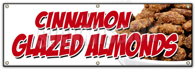 Cinnamon Glazed Almonds Banner