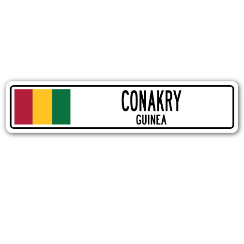 CONAKRY, GUINEA Street Sign