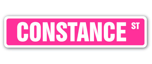 CONSTANCE Street Sign