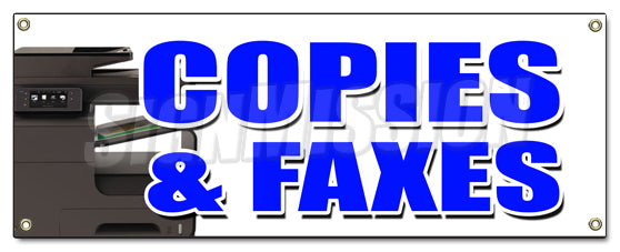 Copies & Faxes Banner