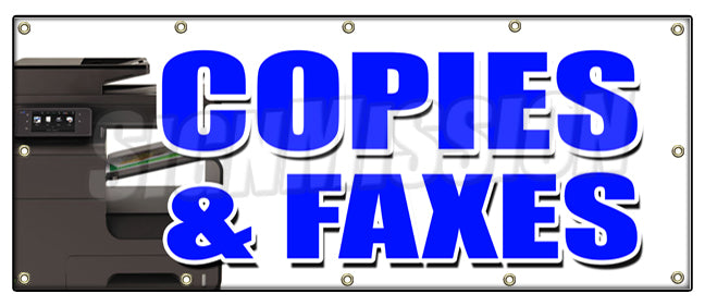 Copies & Faxes Banner