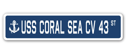 USS Coral Sea Cv 43 Street Vinyl Decal Sticker