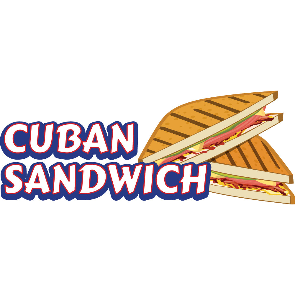 Cuban Sandwich Die Cut Decal