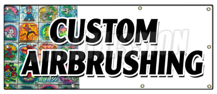Custom Airbrushing Banner