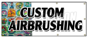 Custom Airbrushing Banner