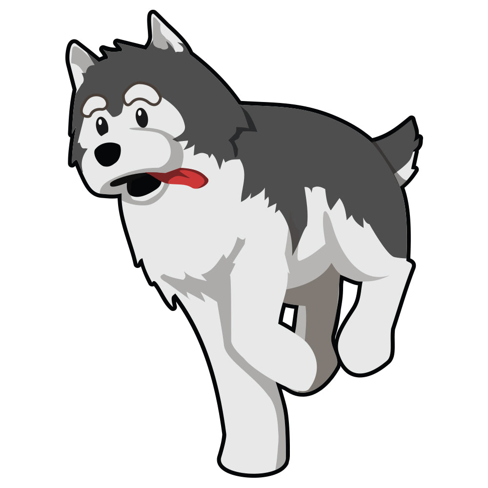 Alaskan Malamute Dog Decal