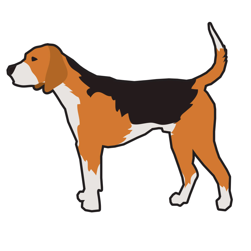 American Foxhound Dog Decal