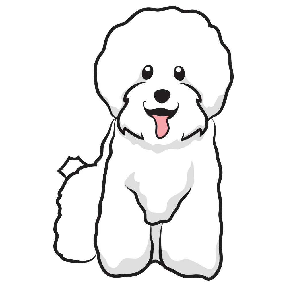 Bichon Frise Dog Decal