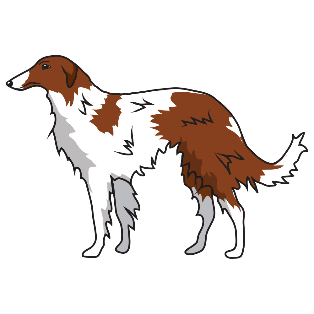 Borzoi Dog Decal