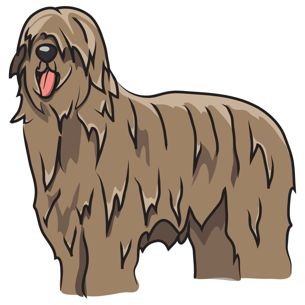 Briard Dog Decal