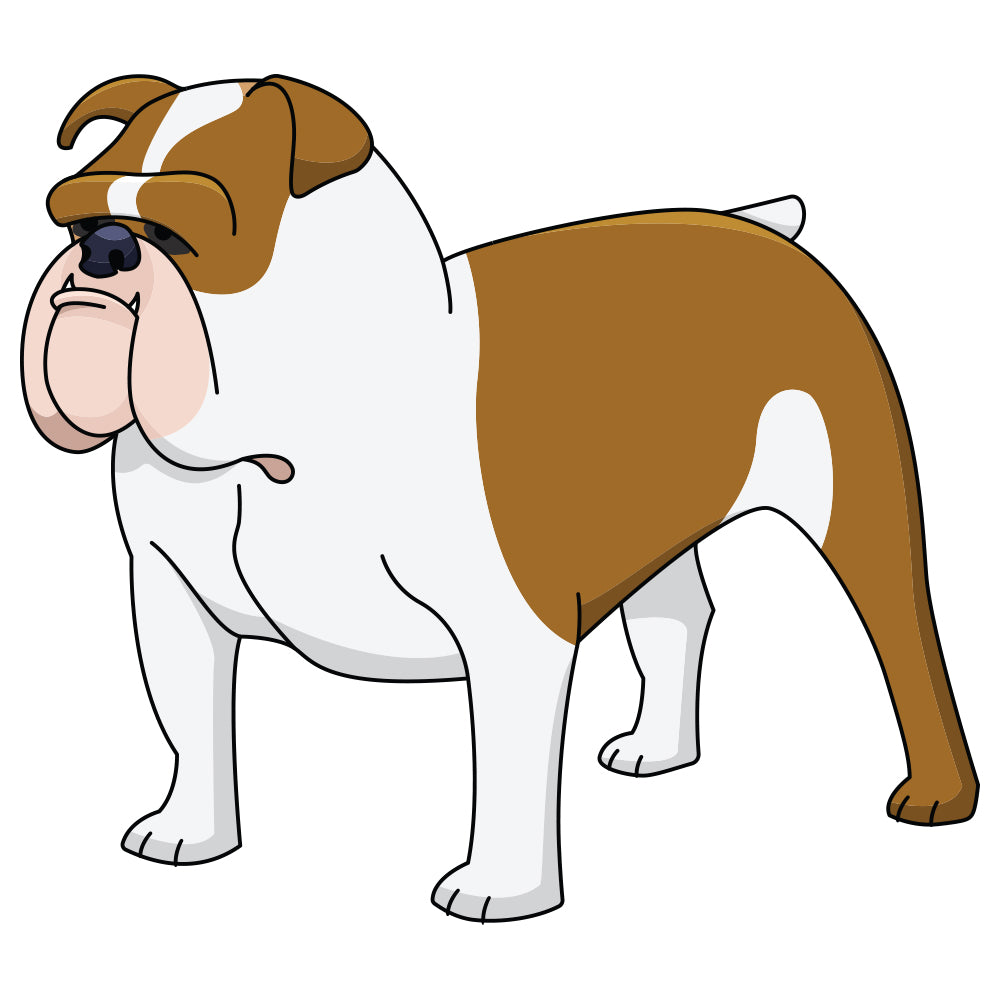 Bulldog Dog Decal