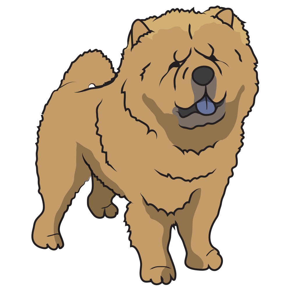 Chow Chow Dog Decal