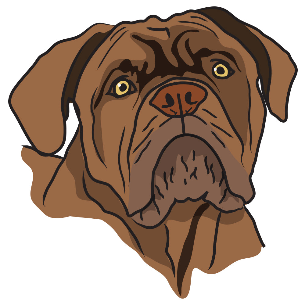 Dogues De Bordeaux Dog Decal