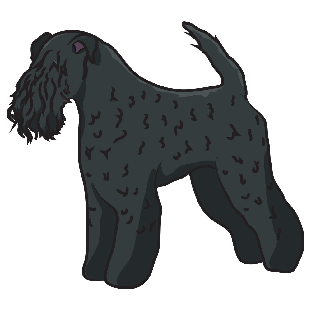Kerry Blue Terrier Dog Decal