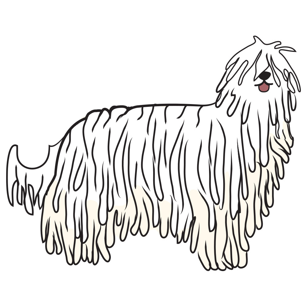 Komondor Dog Decal SignMission
