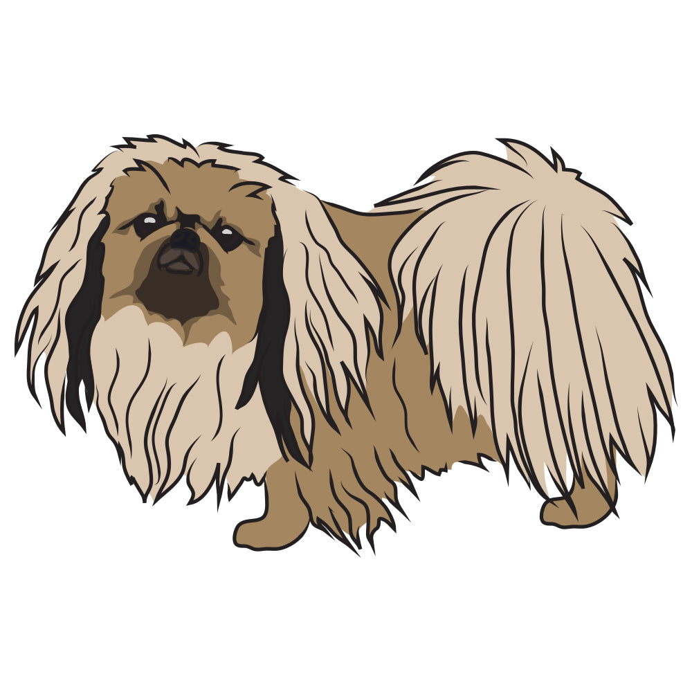 Pekingese Dog Decal