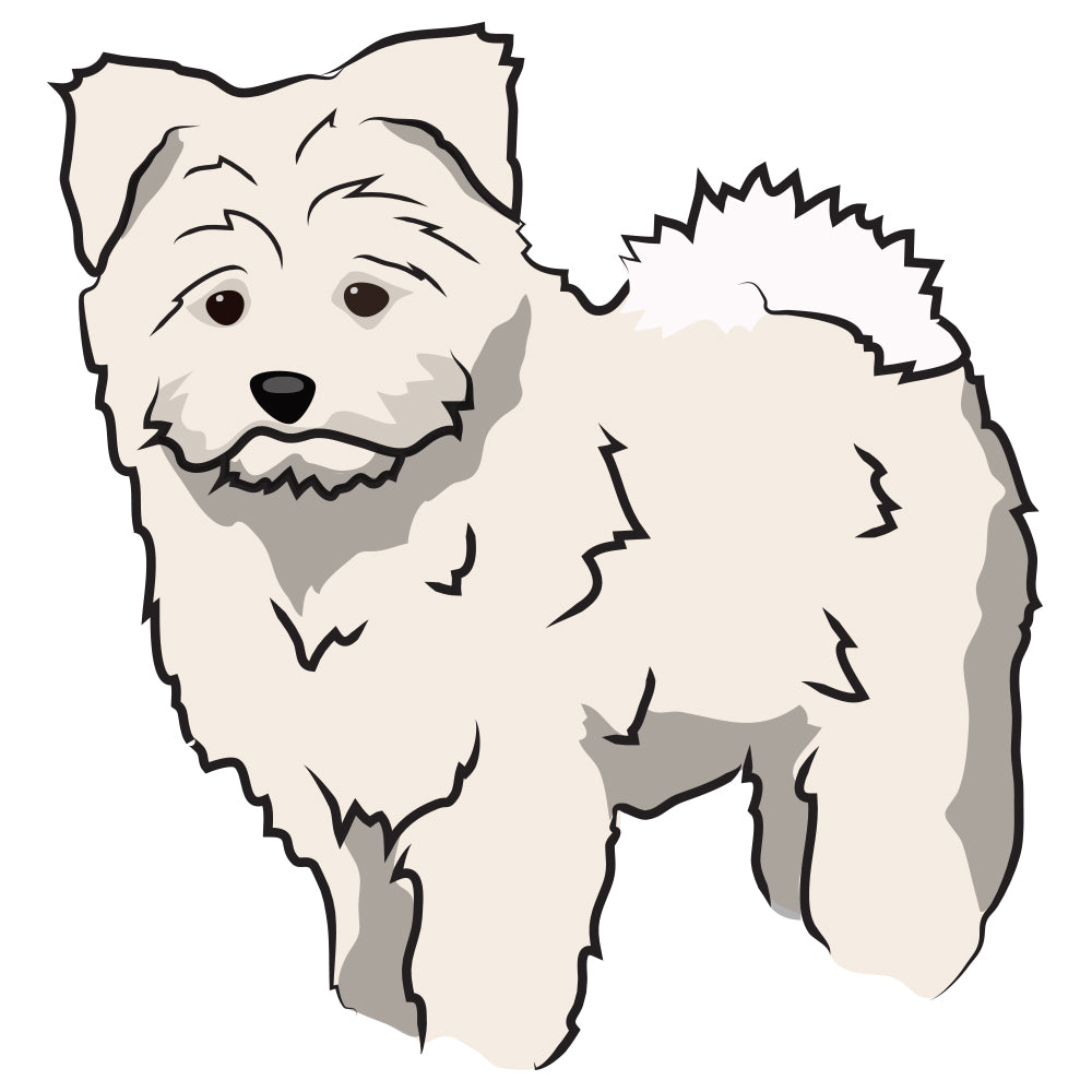 Pomapoo Dog Decal