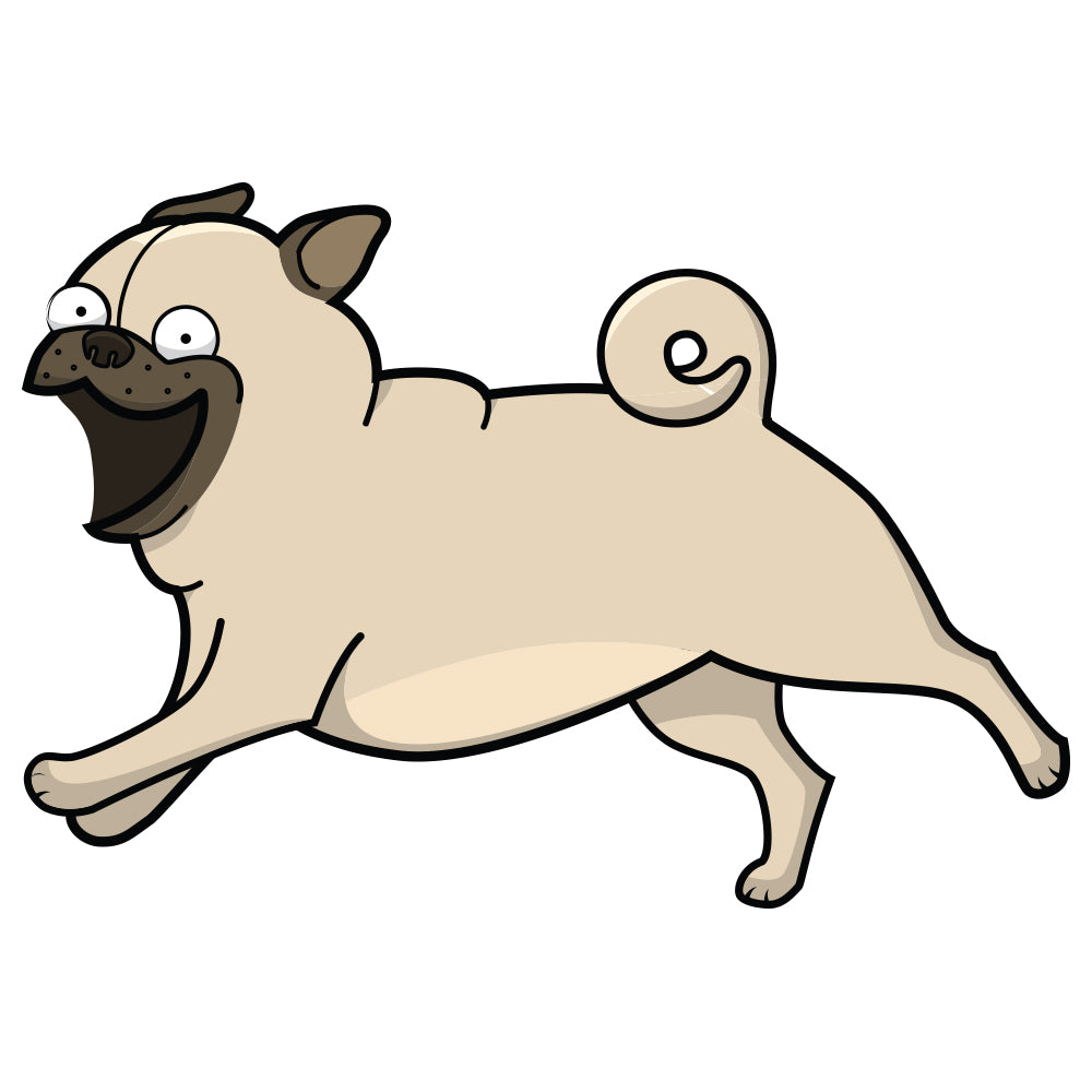 Pug Dog Decal