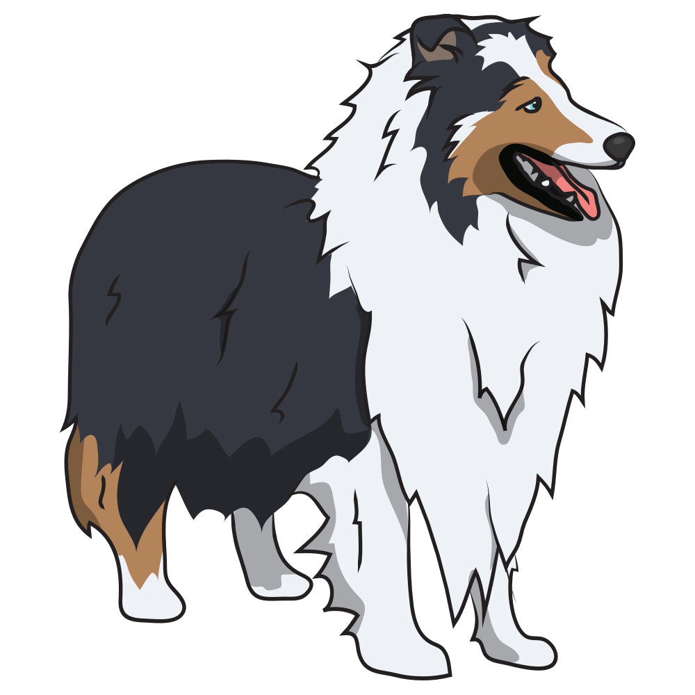 Shetland Sheepdog Dog Decal