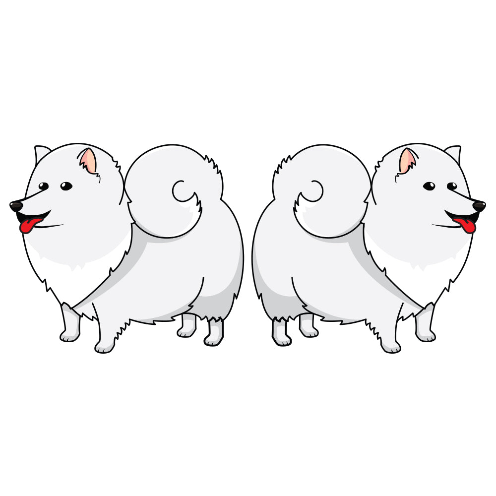 American Eskimo Dog Dog Decal