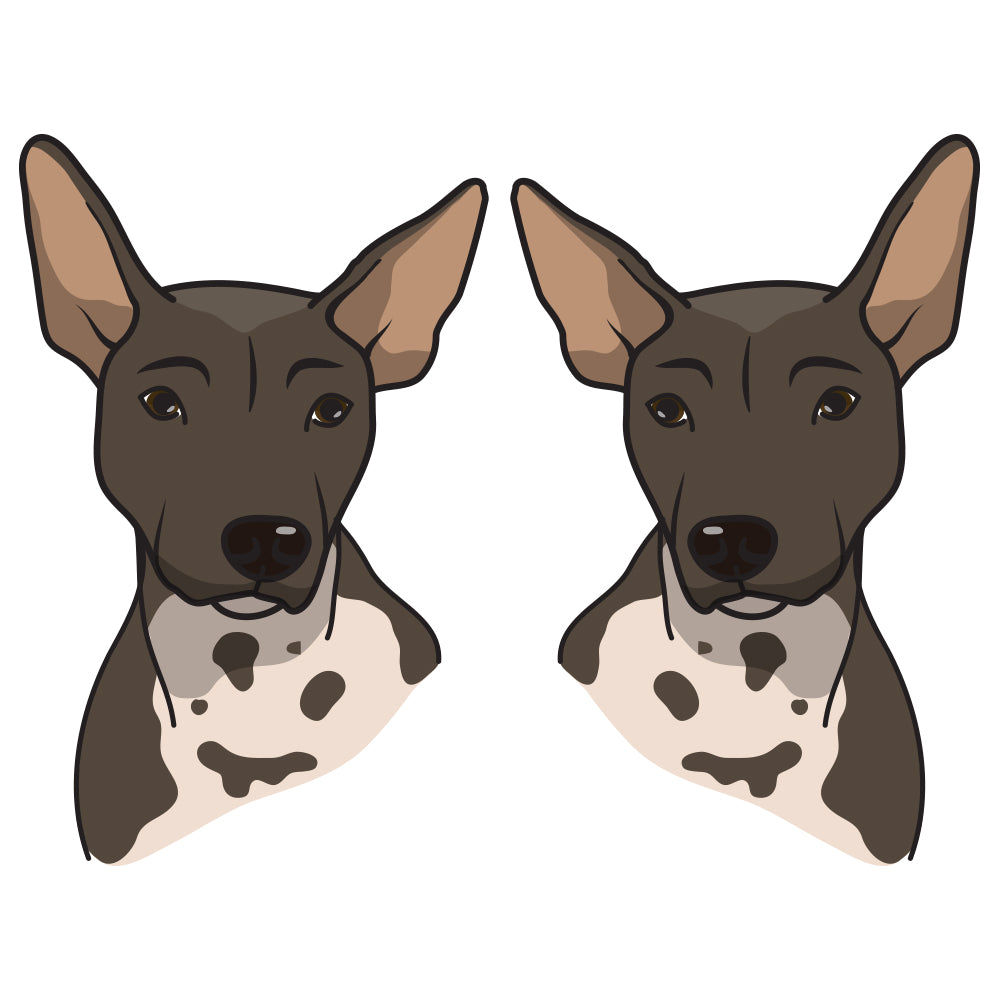 American Hairless Terrier Dog Decal