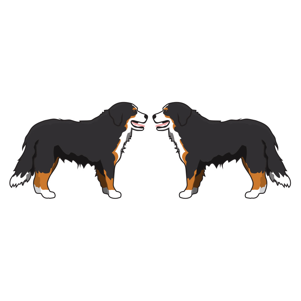 Bernese Mountain Dog Dog Decal