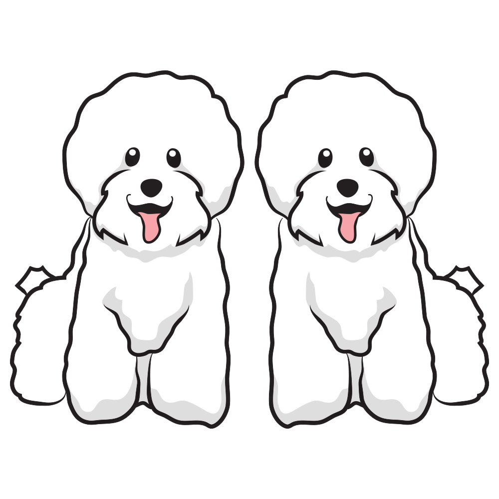 Bichon Frise Dog Decal