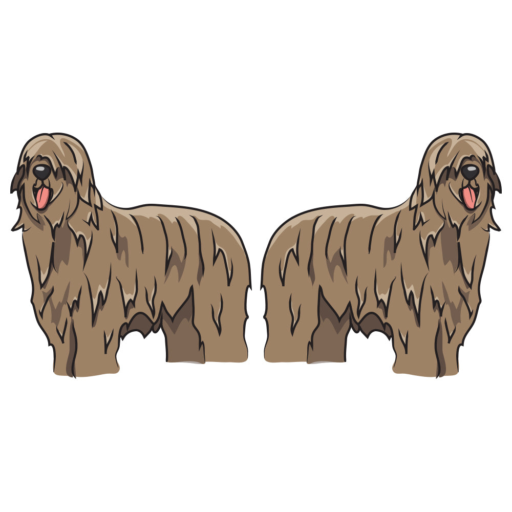 Briard Dog Decal