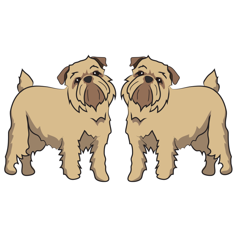 Brussel Griffon Dog Decal